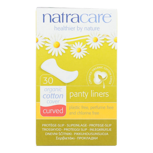 Buy Natracare Natural Curved Panty Liners - 30 Pack  at OnlyNaturals.us