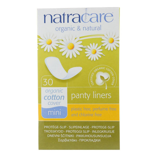 Buy Natracare Natural Mini Panty Liners - 30 Pack  at OnlyNaturals.us