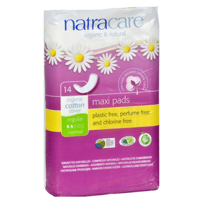 Buy Natracare Natural Maxi Pads Regular - 14 Pack  at OnlyNaturals.us