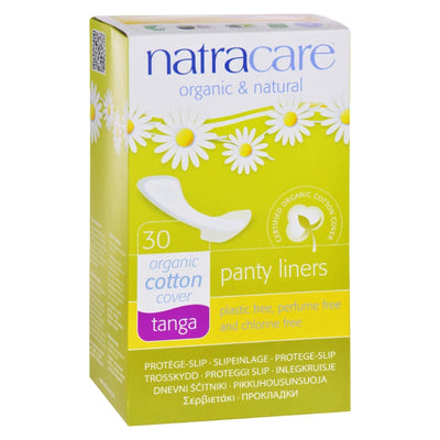 Natracare Natural Tanga Style Panty Liners - 30 Pack | OnlyNaturals.us