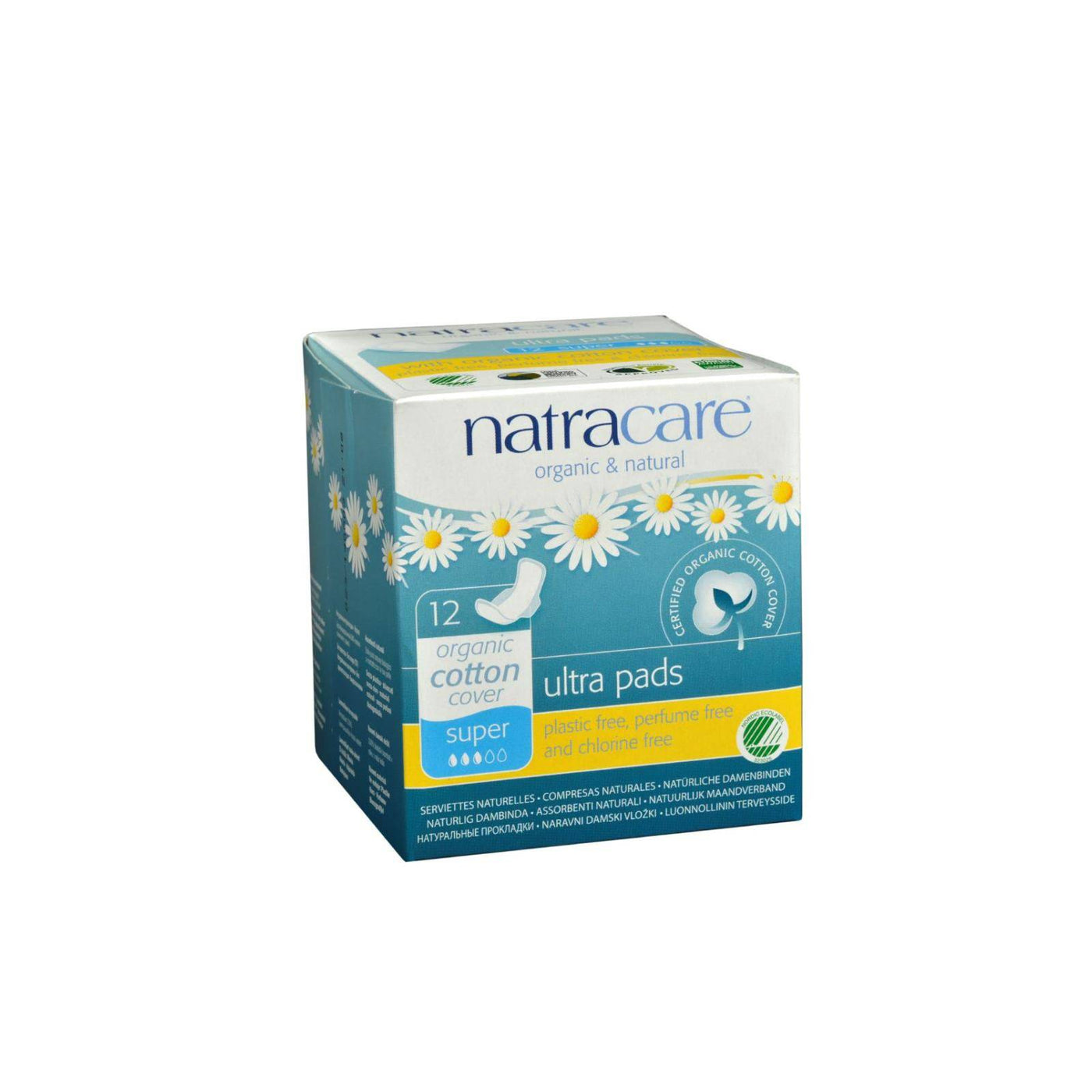 Buy Natracare Natural Ultra Pads W-wings Super W-organic Cotton Cover  - 12 Pack  at OnlyNaturals.us