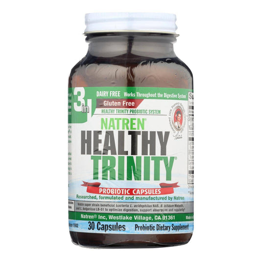 Natren Healthy Trinity Probiotic Capsules  - 1 Each - 30 Cap | OnlyNaturals.us