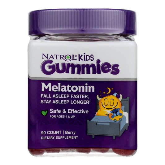 Natrol - Melatn Kids 1mg Gummy Berry - 1 Each - 90 Ct | OnlyNaturals.us