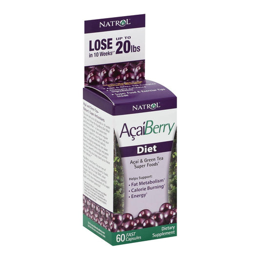 Natrol Acaiberry Diet - 60 Capsules | OnlyNaturals.us