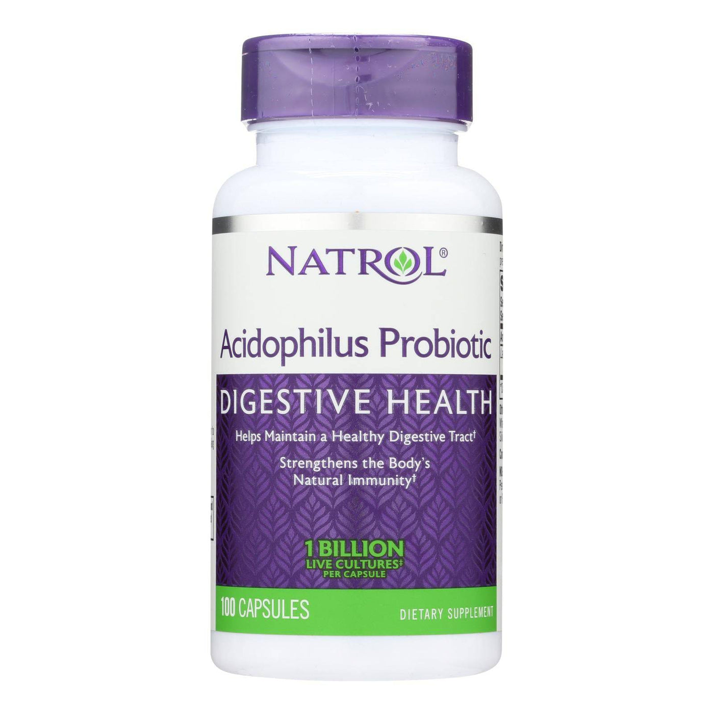 Natrol Acidophilus Probiotic - 100 Mg - 100 Capsules | OnlyNaturals.us