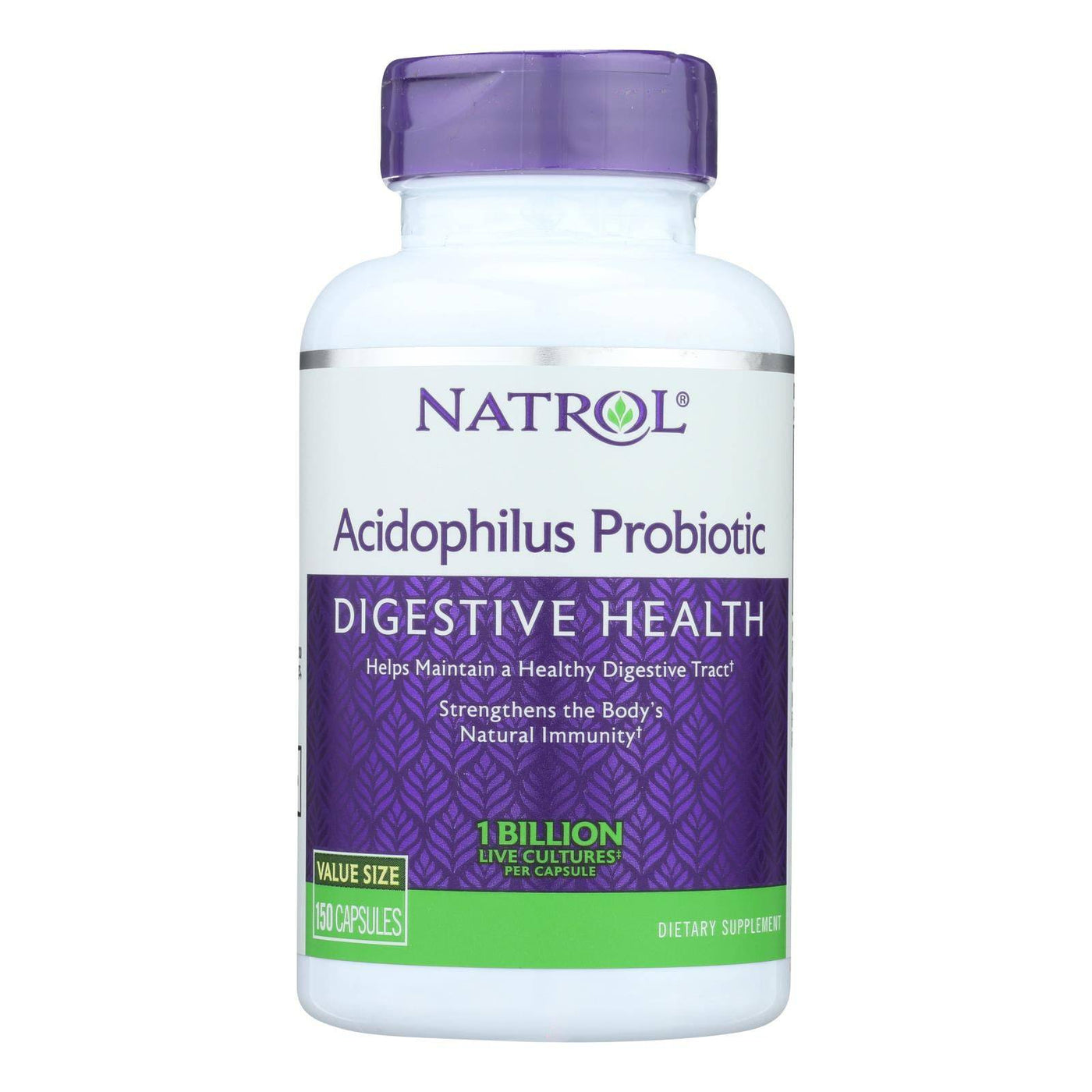 Buy Natrol Acidophilus Probiotic - 100 Mg - 150 Capsules  at OnlyNaturals.us