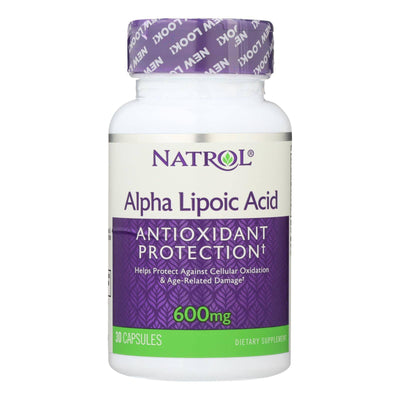 Buy Natrol Alpha Lipoic Acid - 600 Mg - 30 Capsules  at OnlyNaturals.us
