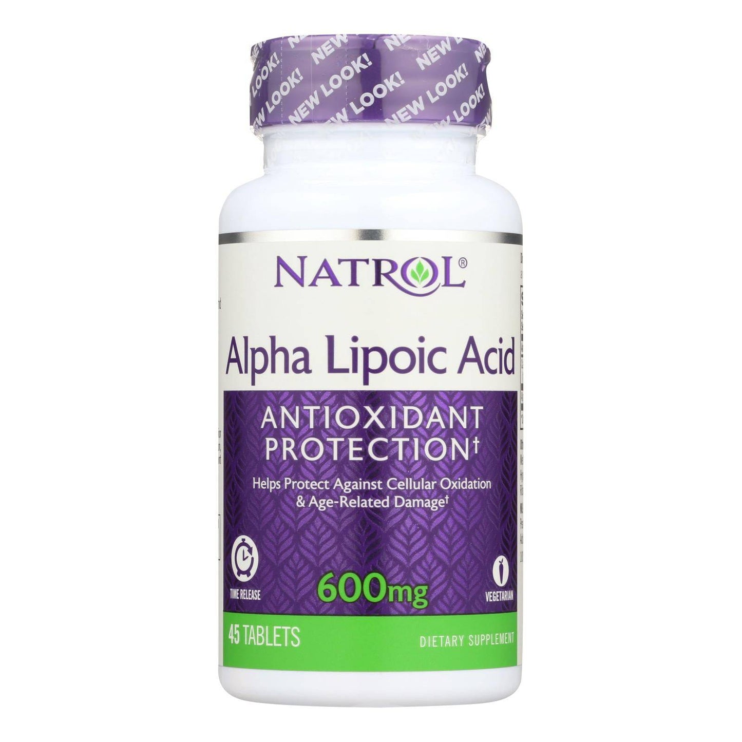 Buy Natrol Alpha Lipoic Acid Time Release - 600 Mg - 45 Tablets  at OnlyNaturals.us