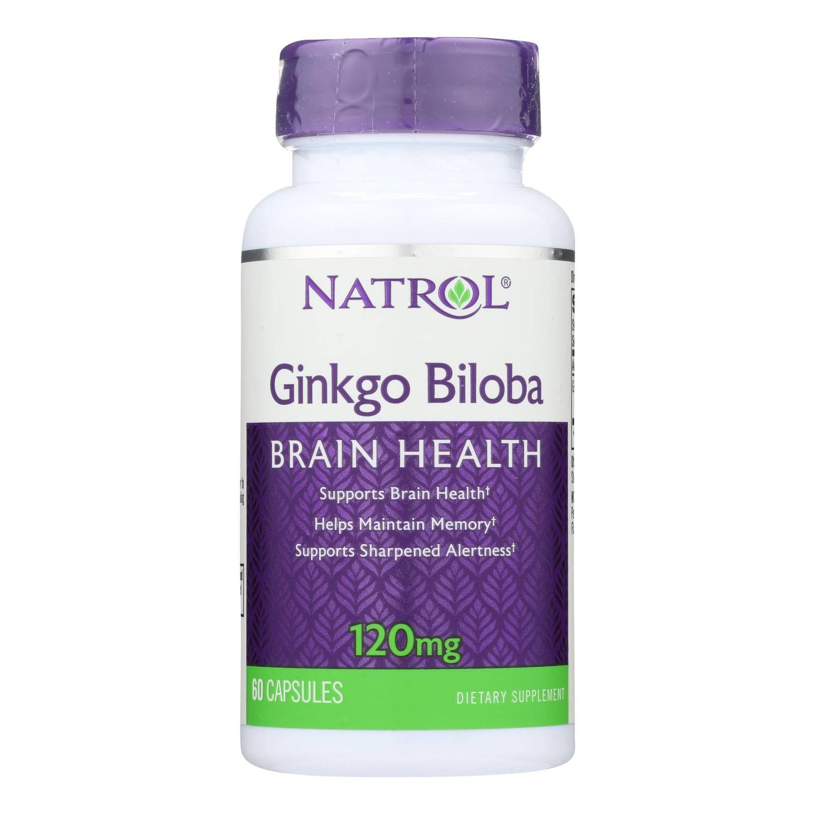 Buy Natrol Ginkgo Biloba - 120 Mg - 60 Capsules  at OnlyNaturals.us