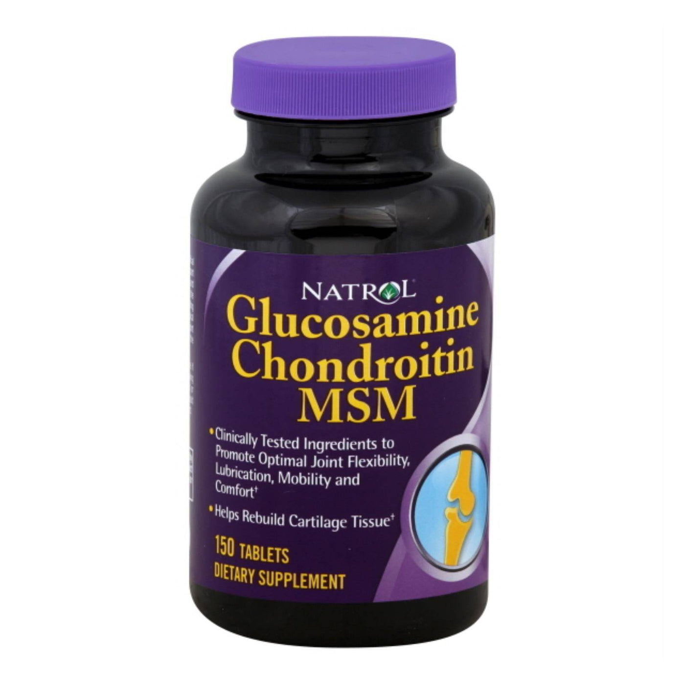 Buy Natrol Glucosamine Chondroitin And Msm - 150 Tablets  at OnlyNaturals.us