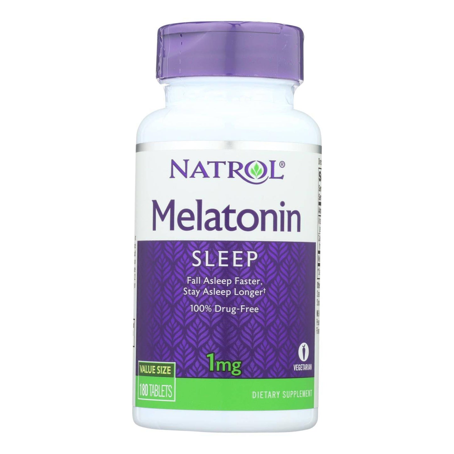 Natrol Melatonin - 1 Mg - 180 Tablets | OnlyNaturals.us