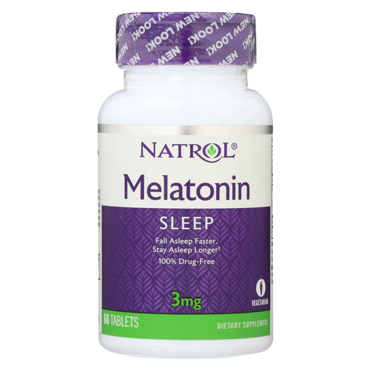 Natrol Melatonin - 3 Mg - 60 Tablets | OnlyNaturals.us