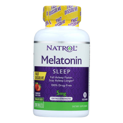 Natrol Melatonin Fast Dissolve Tablets - 5 Mg - 150 Count | OnlyNaturals.us