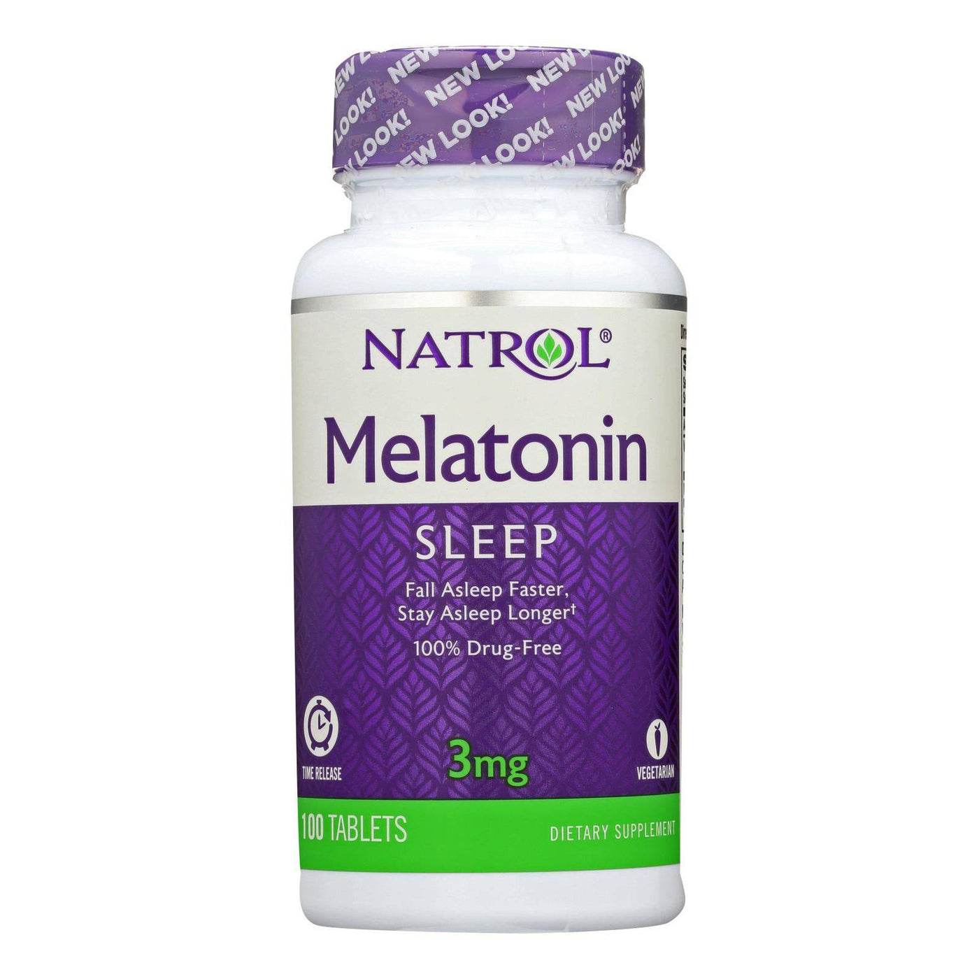 Natrol Melatonin Time Release - 3 Mg - 100 Tablets | OnlyNaturals.us
