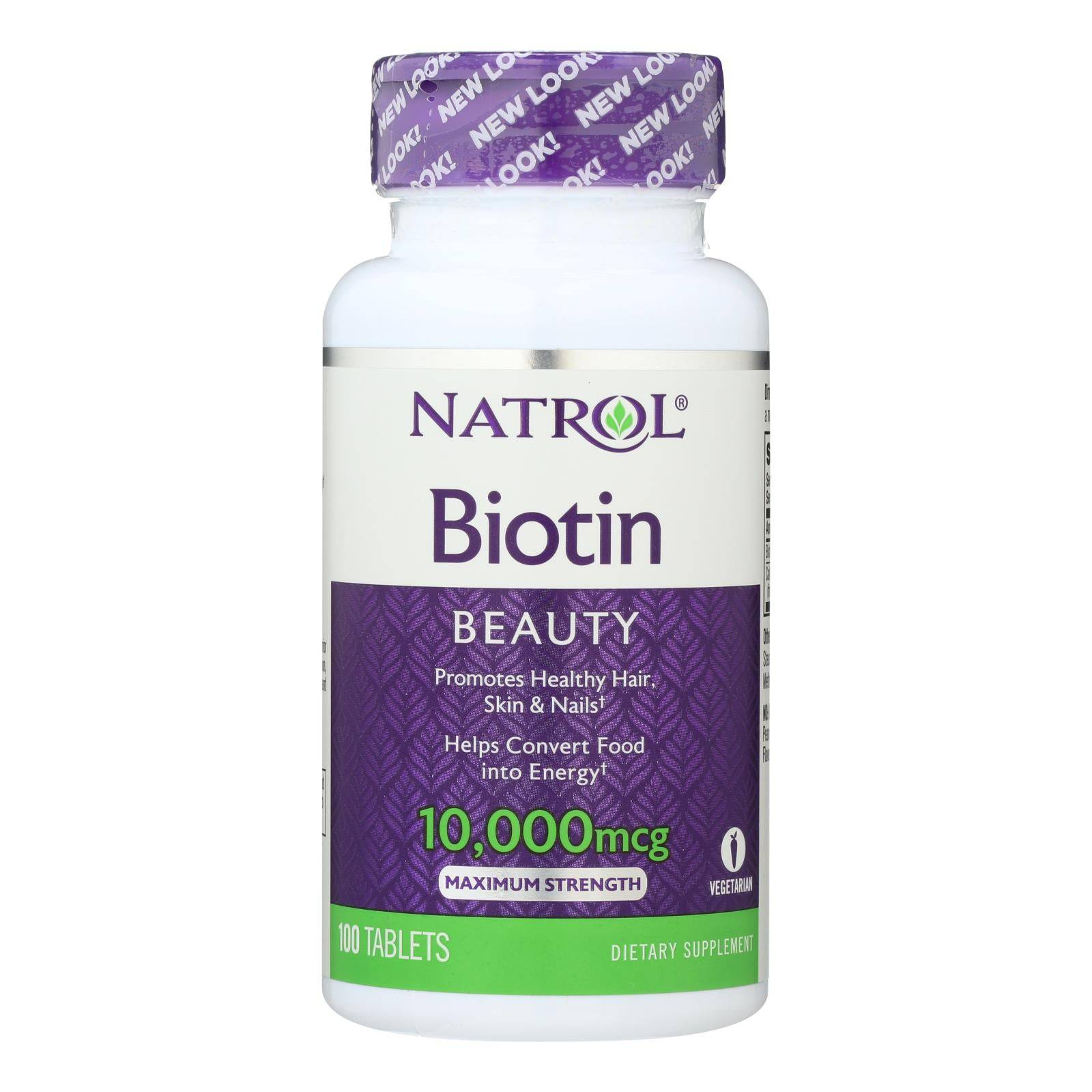 Buy Natrol Biotin - 10000 Mcg - 100 Tablets  at OnlyNaturals.us