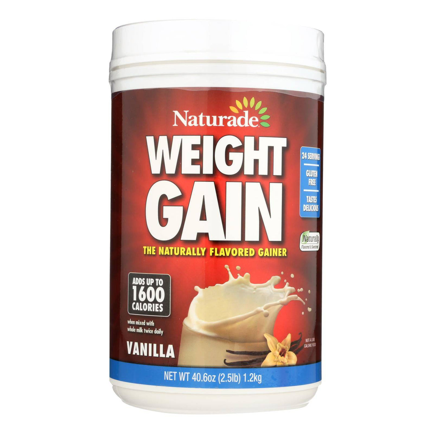 Naturade Weight Gain Vanilla - 40 Oz | OnlyNaturals.us