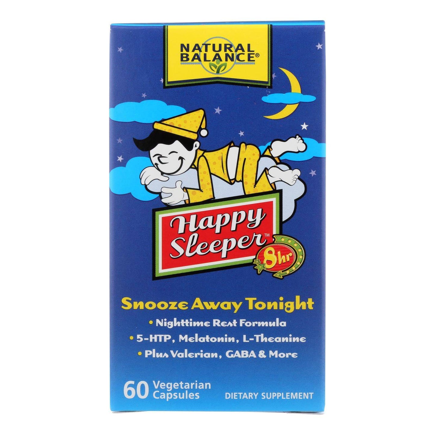 Natural Balance Happy Sleeper - 60 Vegetarian Capsules | OnlyNaturals.us