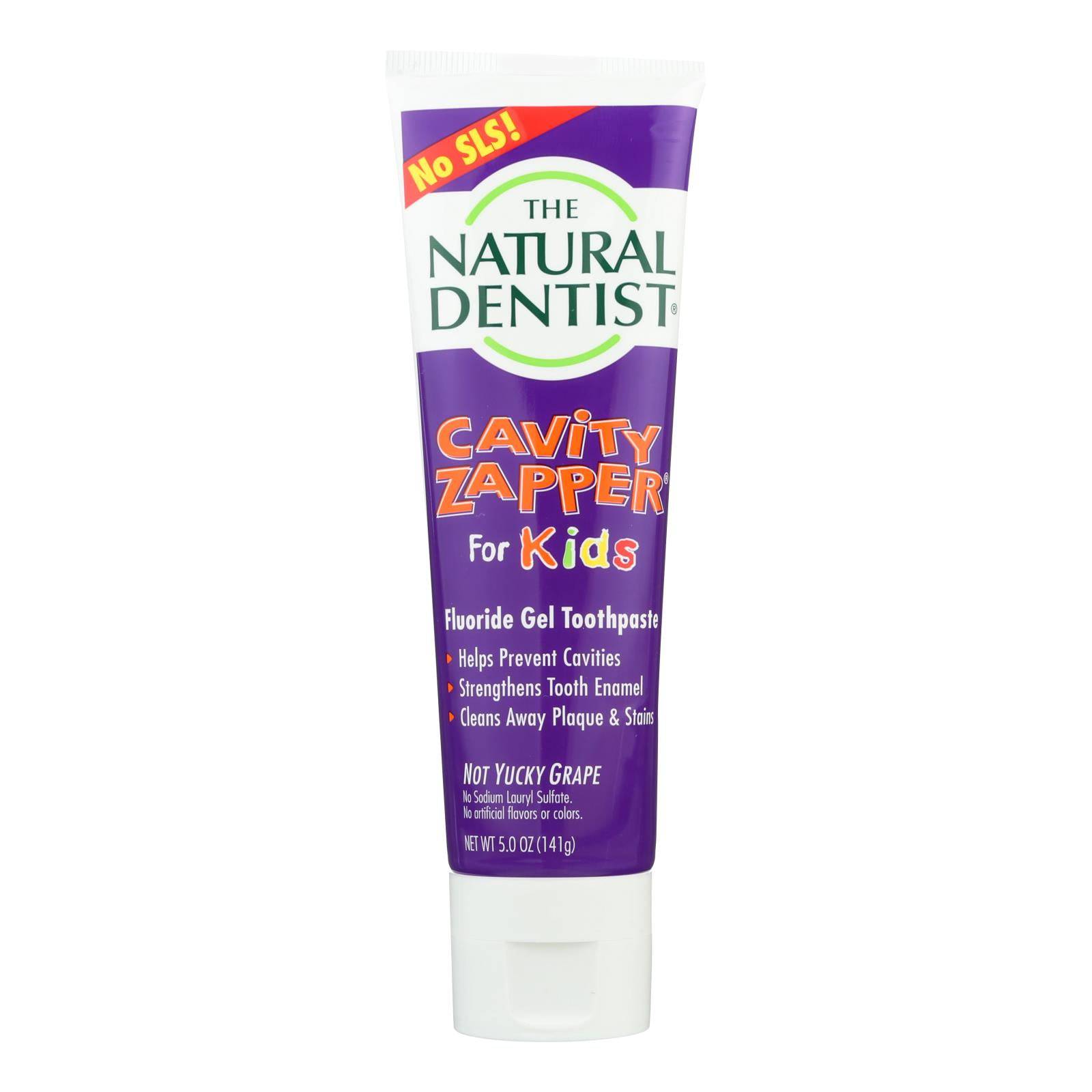 Buy Natural Dentist Kids Cavity Zapper Toothpaste Buster Groovy Grape - 5 Oz  at OnlyNaturals.us