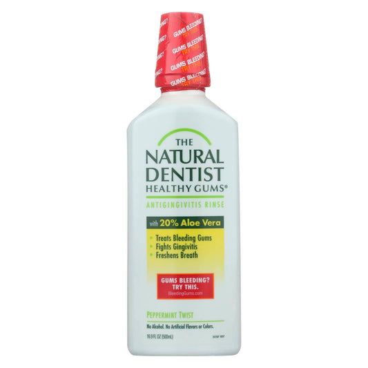 Buy Natural Dentist Healthy Gums Antigingivitis Rinse Peppermint Twist - 16.9 Fl Oz  at OnlyNaturals.us