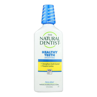 Buy Natural Dentist Healthy Teeth And Gums Anticavity Fluoride Rinse - Fresh Mint - 16.9 Oz  at OnlyNaturals.us