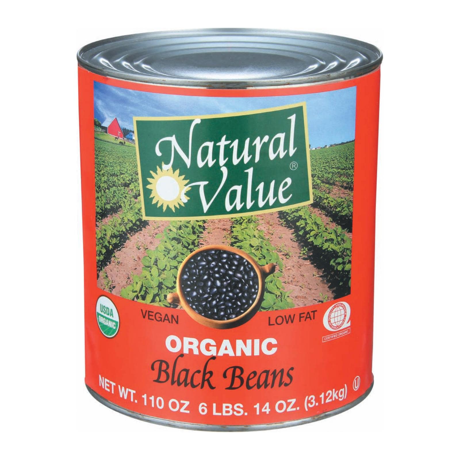 Buy Natural Value Beans And Grains - Case Of 6 - 108 Oz.  at OnlyNaturals.us