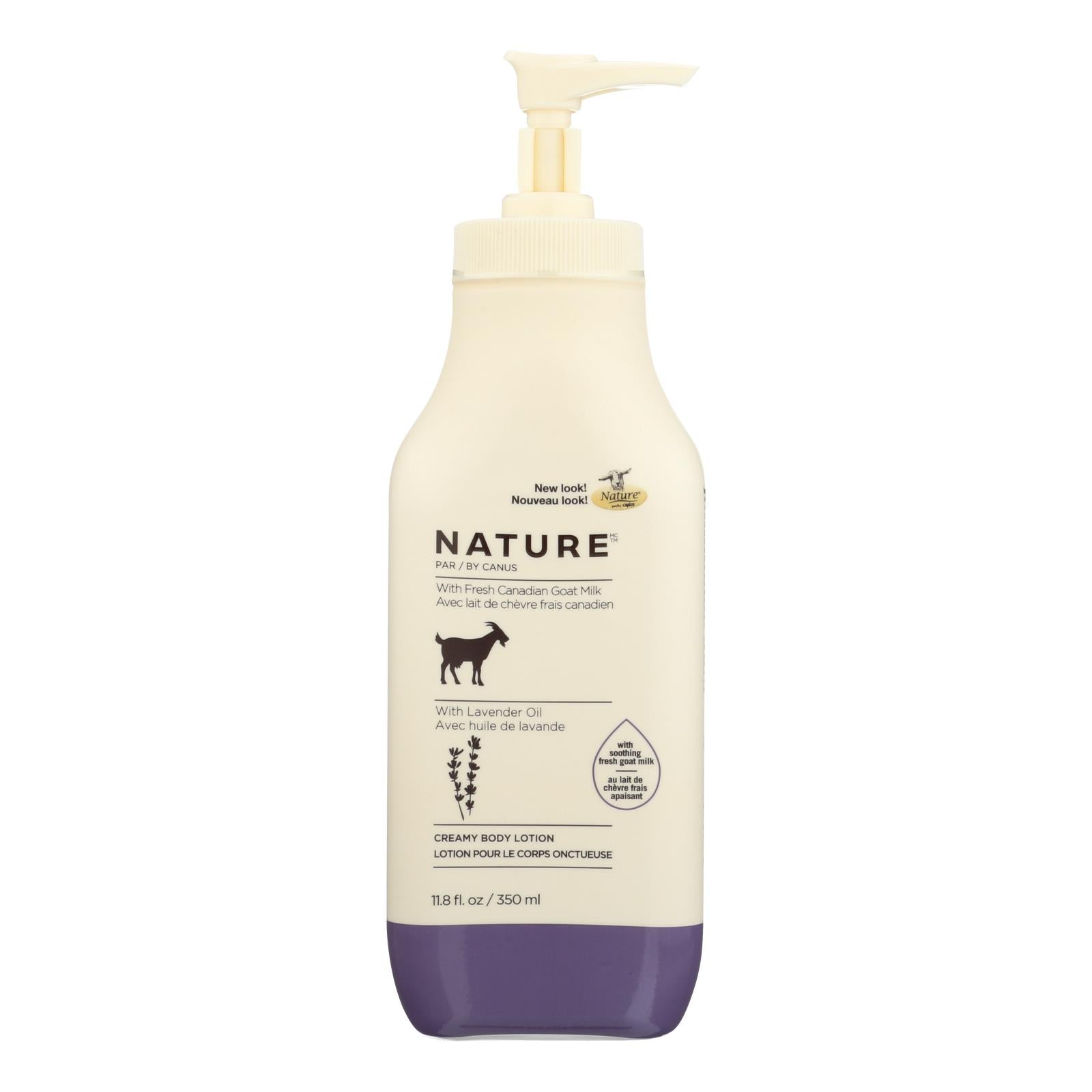 Nature By Canus Lotion - Goats Milk - Nature - Lavender Oil - 11.8 Oz | OnlyNaturals.us