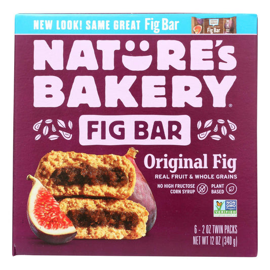 Nature's Bakery Stone Ground Whole Wheat Fig Bar - Original - Case Of 6 - 2 Oz. | OnlyNaturals.us