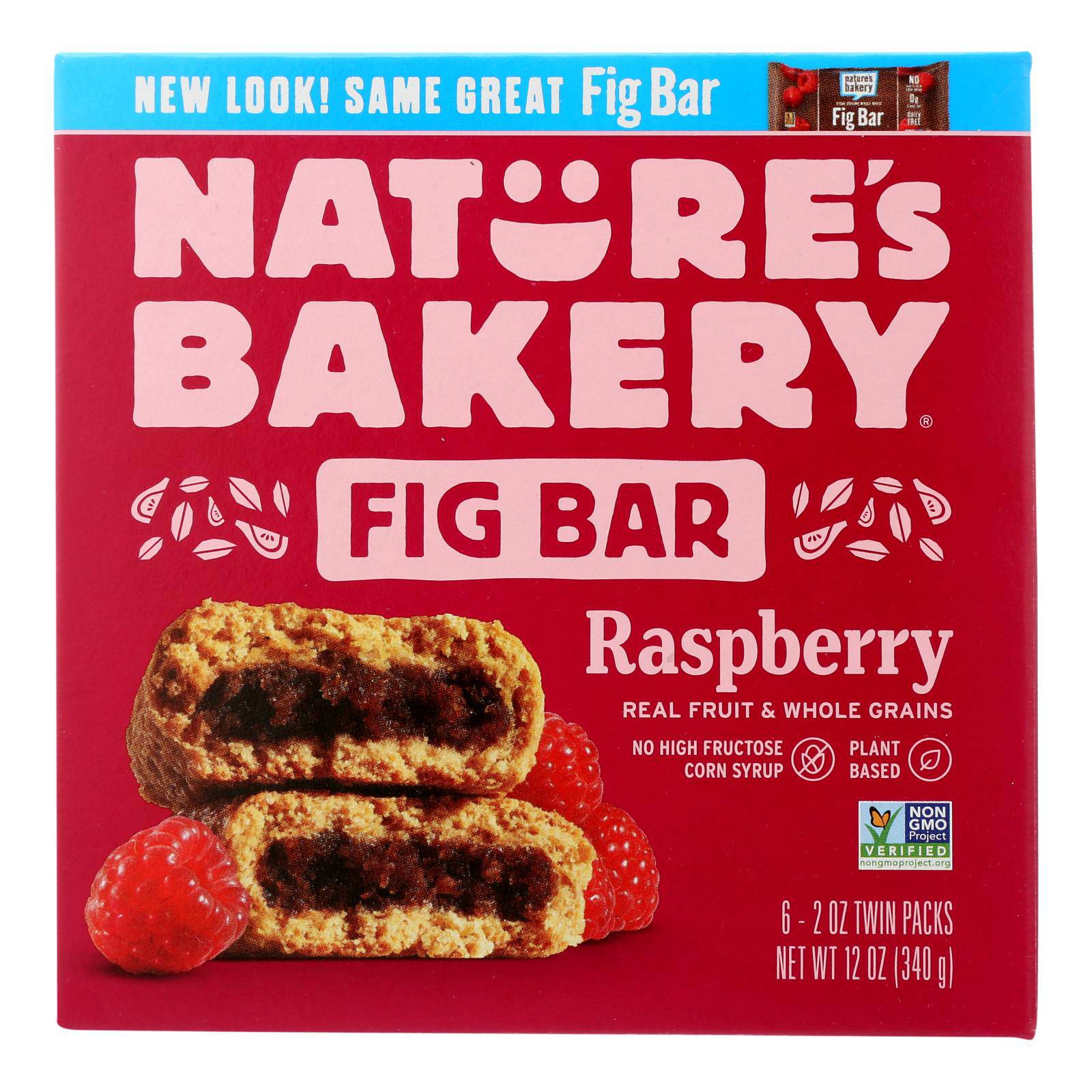 Buy Nature's Bakery Stone Ground Whole Wheat Fig Bar - Raspberry - 2 Oz - Case Of 6  at OnlyNaturals.us