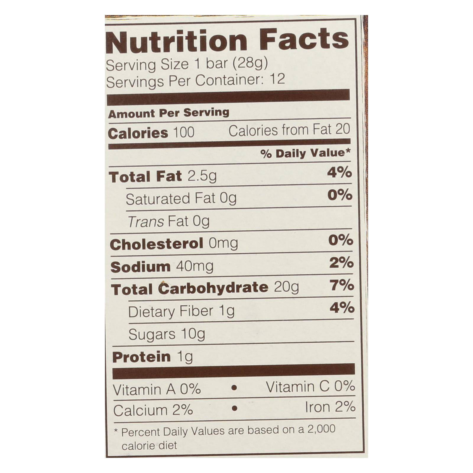 Buy Nature's Bakery Gluten Free Fig Bar - Blueberry - Case Of 6 - 2 Oz.  at OnlyNaturals.us