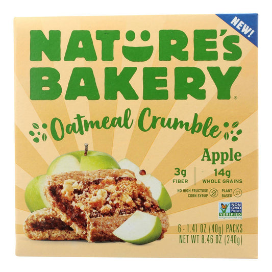 Nature's Bakery - Oatmeal Crumble Apple - Case Of 6 - 8.46 Oz | OnlyNaturals.us