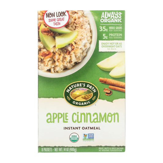 Buy Nature's Path Hot Oatmeal - Apple Cinnamon - Case Of 6 - 14 Oz.  at OnlyNaturals.us