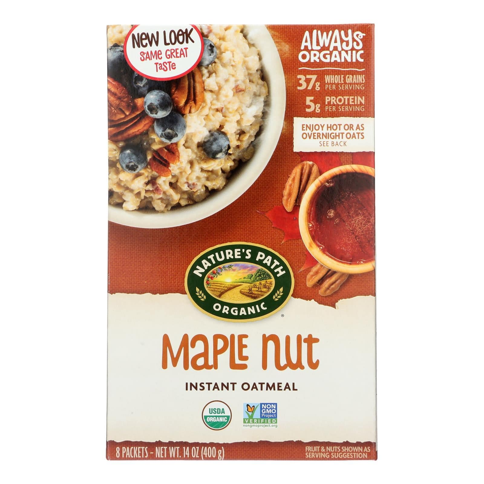 Buy Nature's Path Hot Oatmeal - Maple Nut - Case Of 6 - 14 Oz.  at OnlyNaturals.us