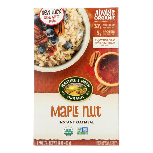 Buy Nature's Path Hot Oatmeal - Maple Nut - Case Of 6 - 14 Oz.  at OnlyNaturals.us