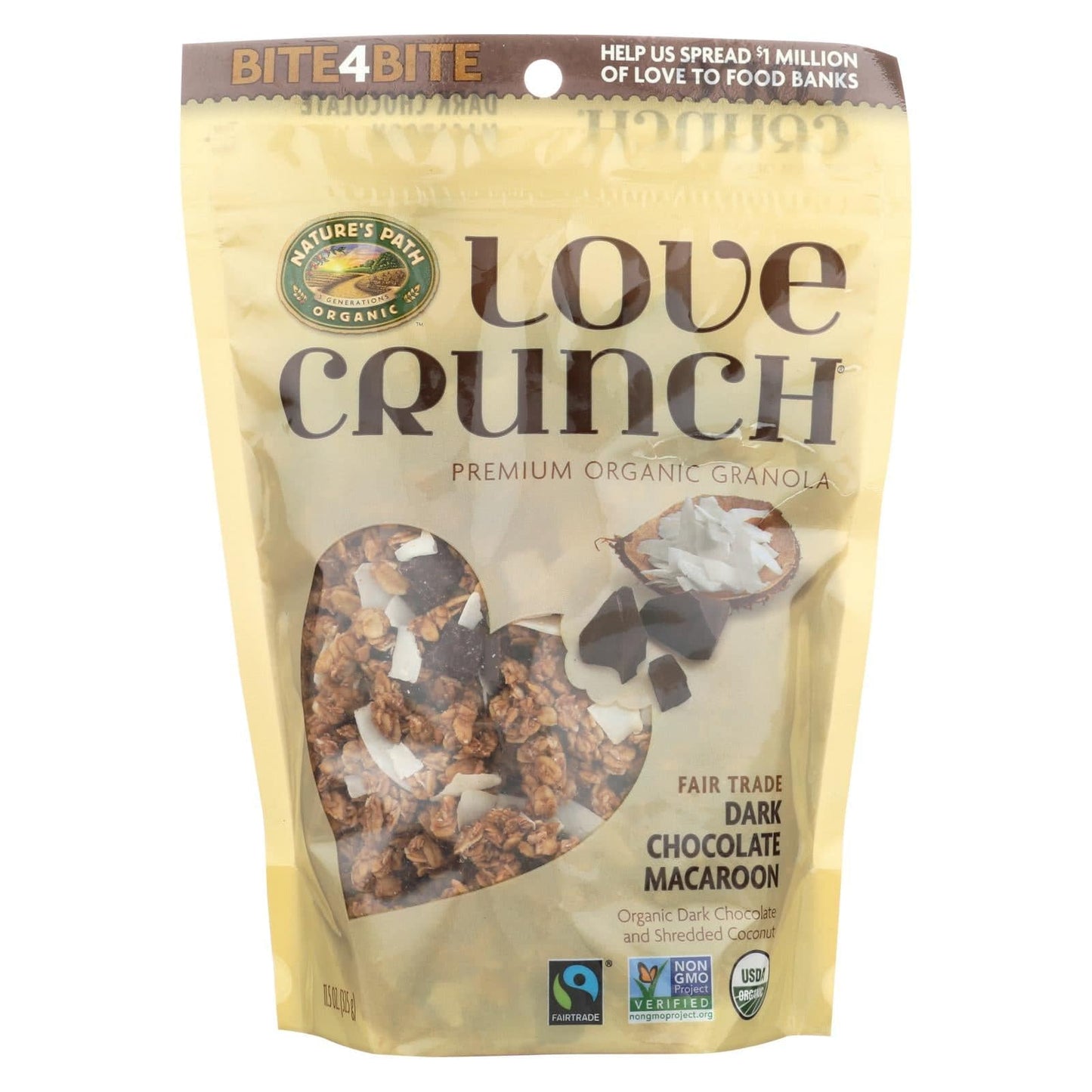 Nature's Path Love Crunch - Dark Chocolate Macaroon - Case Of 6 - 11.5 Oz. | OnlyNaturals.us