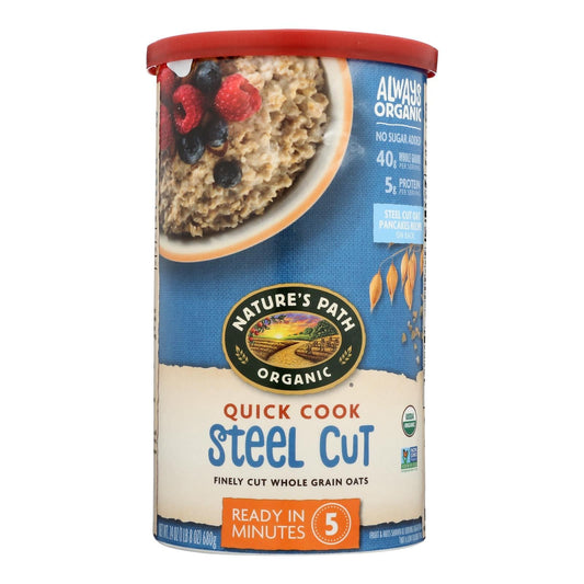 Nature's Path Oats - Organic - Steel Cut - Quick - Case Of 6 - 24 Oz | OnlyNaturals.us