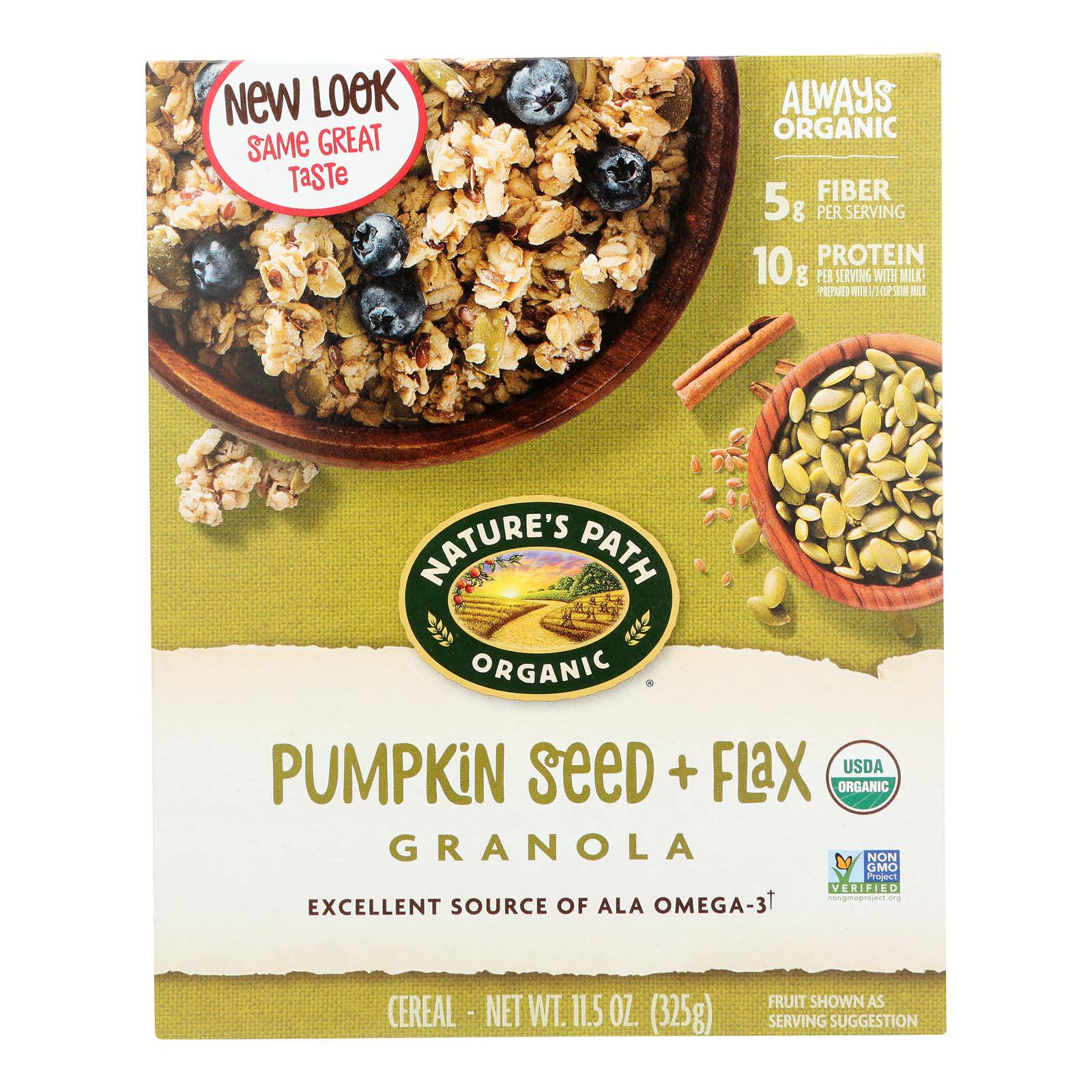 Buy Nature's Path Organic Flax Plus Granola - Pumpkin - Case Of 12 - 11.5 Oz.  at OnlyNaturals.us