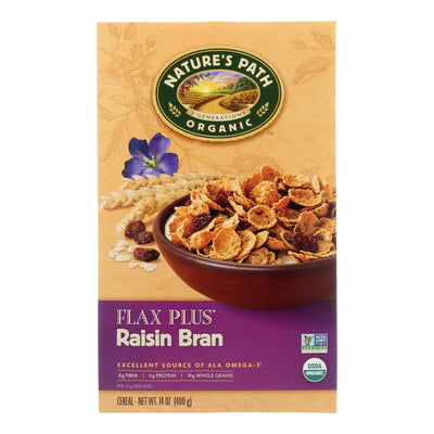 Nature's Path Organic Flax Plus Raisin Bran Cereal - Case Of 12 - 14 Oz. | OnlyNaturals.us