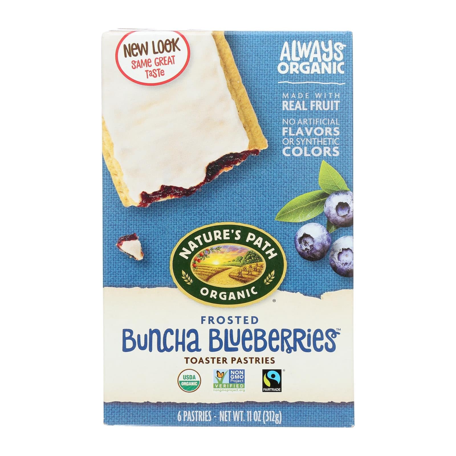 Nature's Path Organic Frosted Toaster Pastries - Buncha Blueberries - Case Of 12 - 11 Oz. | OnlyNaturals.us