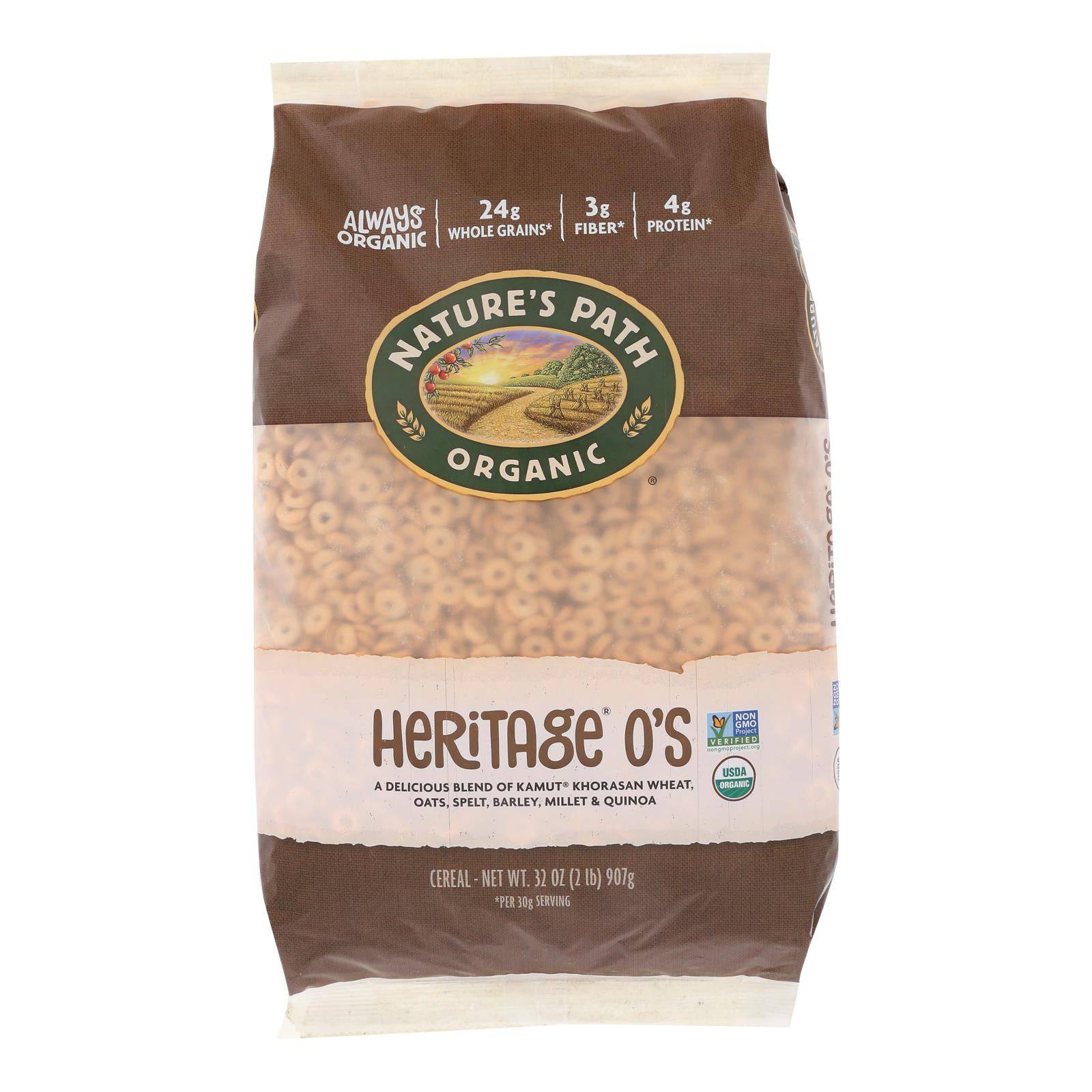 Buy Nature's Path Organic Heritage O's Cereal - Case Of 6 - 32 Oz.  at OnlyNaturals.us