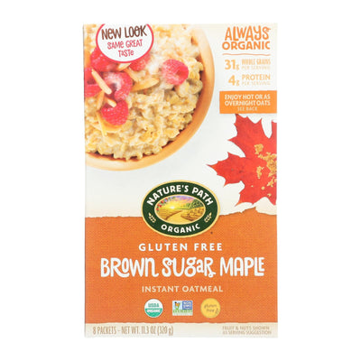 Buy Nature's Path Organic Hot Oatmeal - Brown Sugar Maple - Case Of 6 - 11.3 Oz.  at OnlyNaturals.us