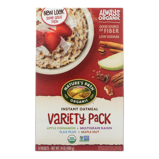 Buy Nature's Path Organic Hot Oatmeal - Variety Pack - Case Of 6 - 14 Oz.  at OnlyNaturals.us
