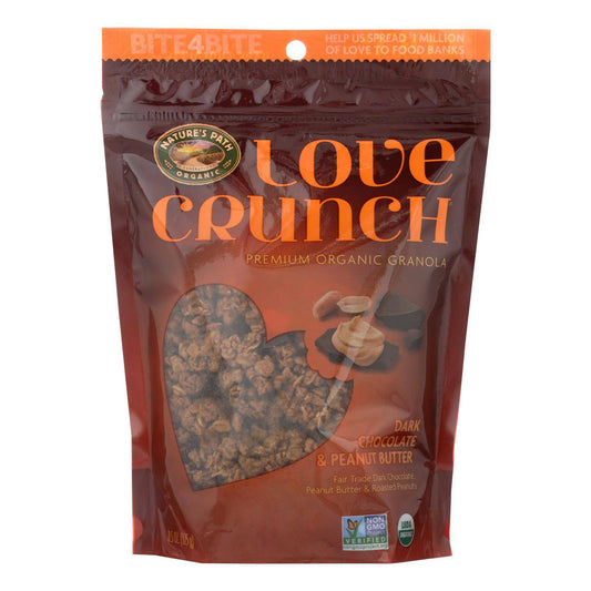 Buy Nature's Path Organic Love Crunch Granola - Dark Chocolate And Peanut Butter - Case Of 6 - 11.5 Oz.  at OnlyNaturals.us