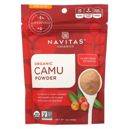 Navitas Naturals Camu Powder - Organic - Raw - 3 Oz - Case Of 6 | OnlyNaturals.us