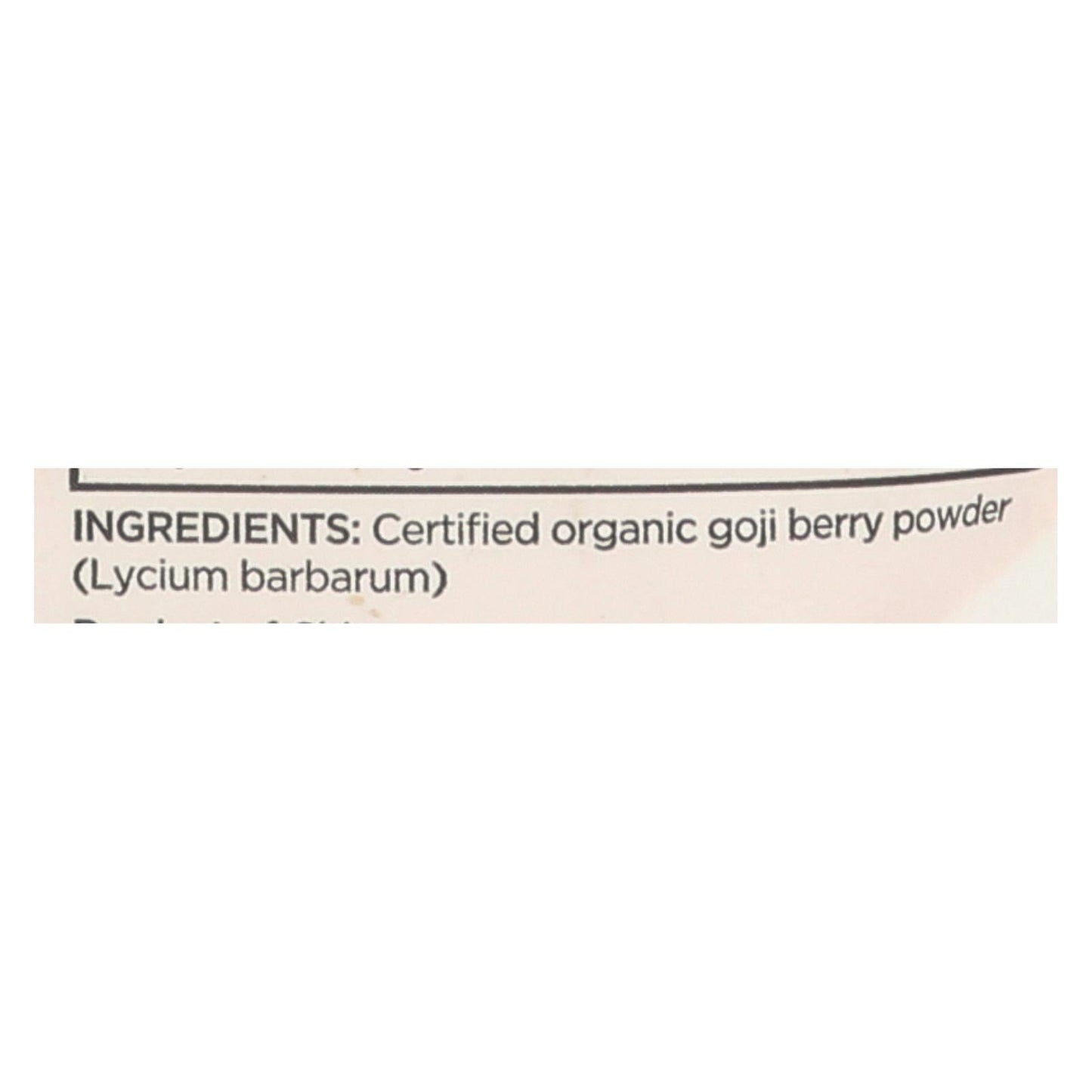 Navitas Naturals Goji Berry Powder - Organic - Freeze-dried - 4 Oz - Case Of 12 | OnlyNaturals.us