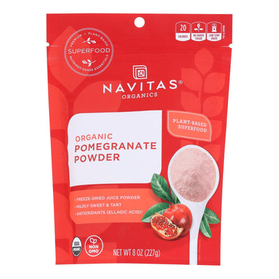 Navitas Naturals Pomegranate Powder - Organic - Freeze-dried - 8 Oz - Case Of 6 | OnlyNaturals.us