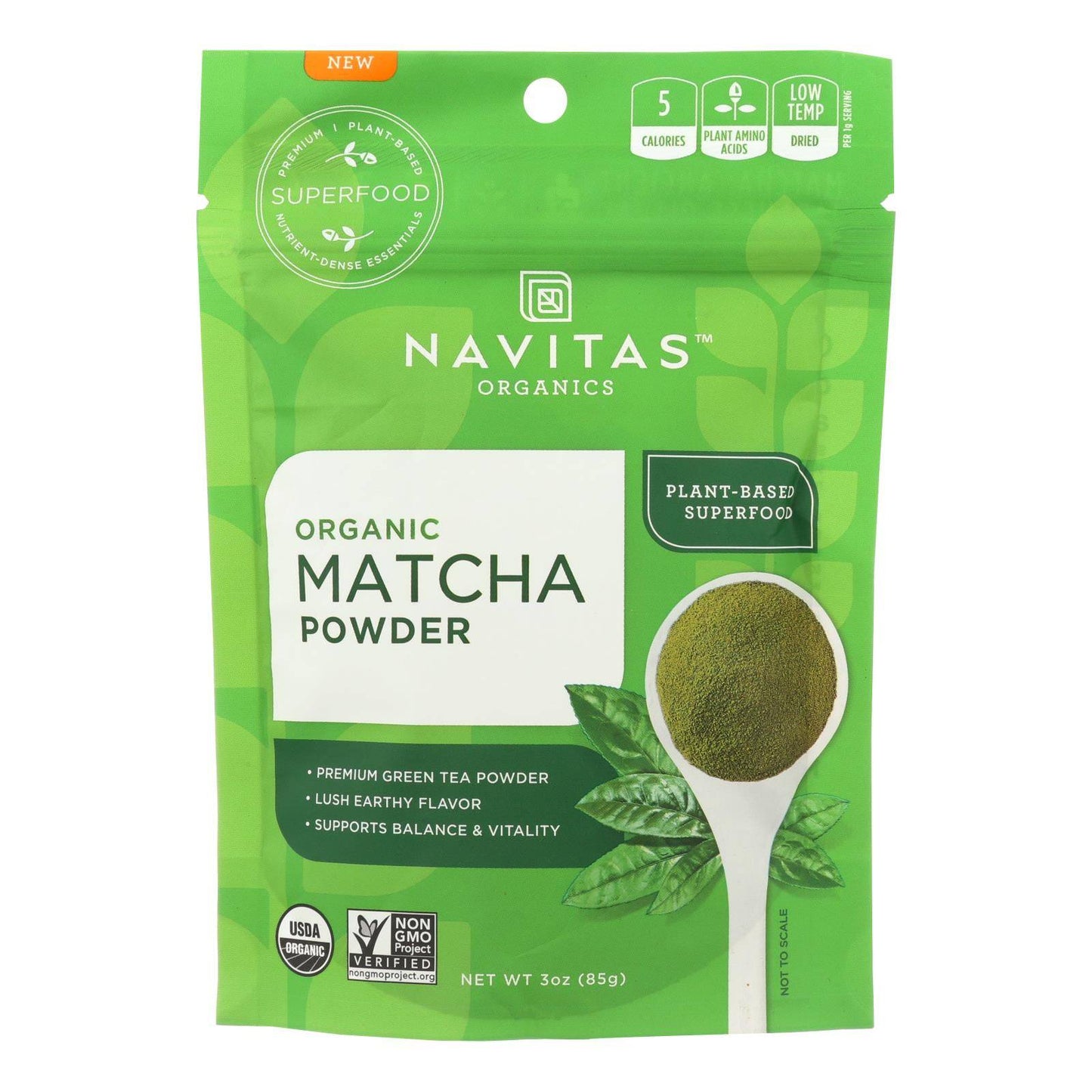 Navitas Organics Organic Matcha Powder  - Case Of 6 - 3 Oz | OnlyNaturals.us