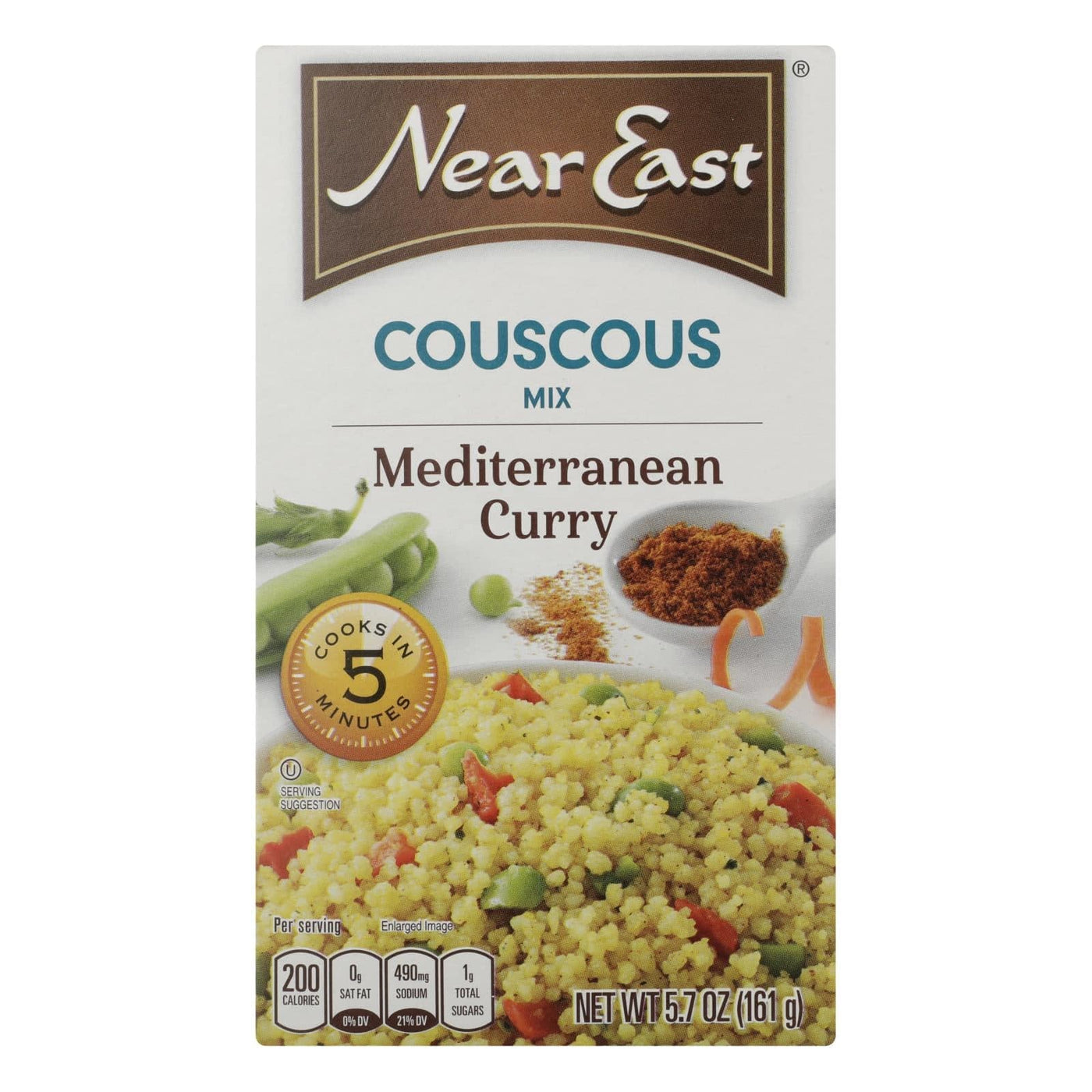 Near East Couscous Mix - Mediterranean Curry - Case Of 12 - 5.7 Oz. | OnlyNaturals.us