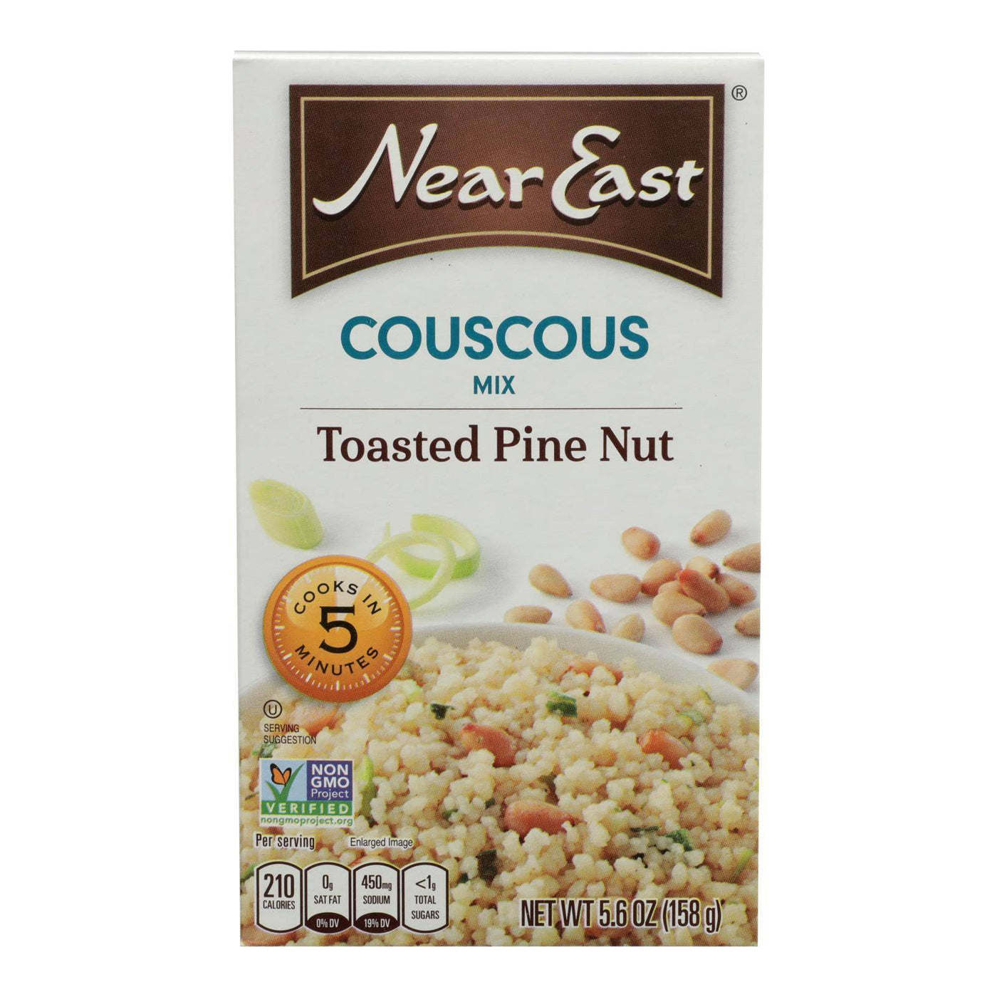 Near East Couscous Mix - Toasted Pine Nut - Case Of 12 - 5.6 Oz. | OnlyNaturals.us