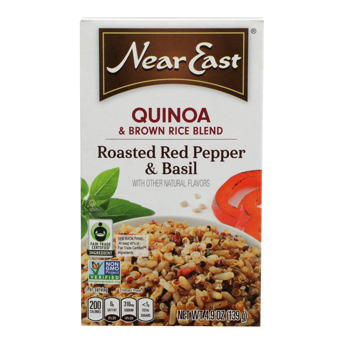 Buy Near East Quinoa Blend - Roasted Red Pepper And Basi - Case Of 12 - 4.9 Oz.  at OnlyNaturals.us