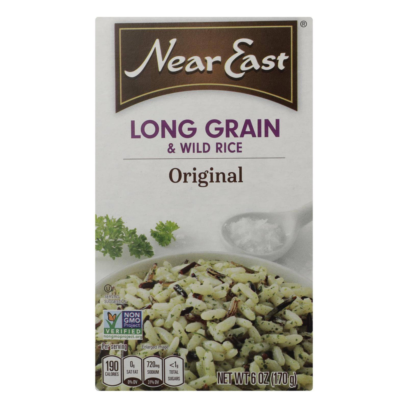 Near East Rice Pilaf Mix - Long Grain And Wild Rice - Case Of 12 - 6 Oz. | OnlyNaturals.us